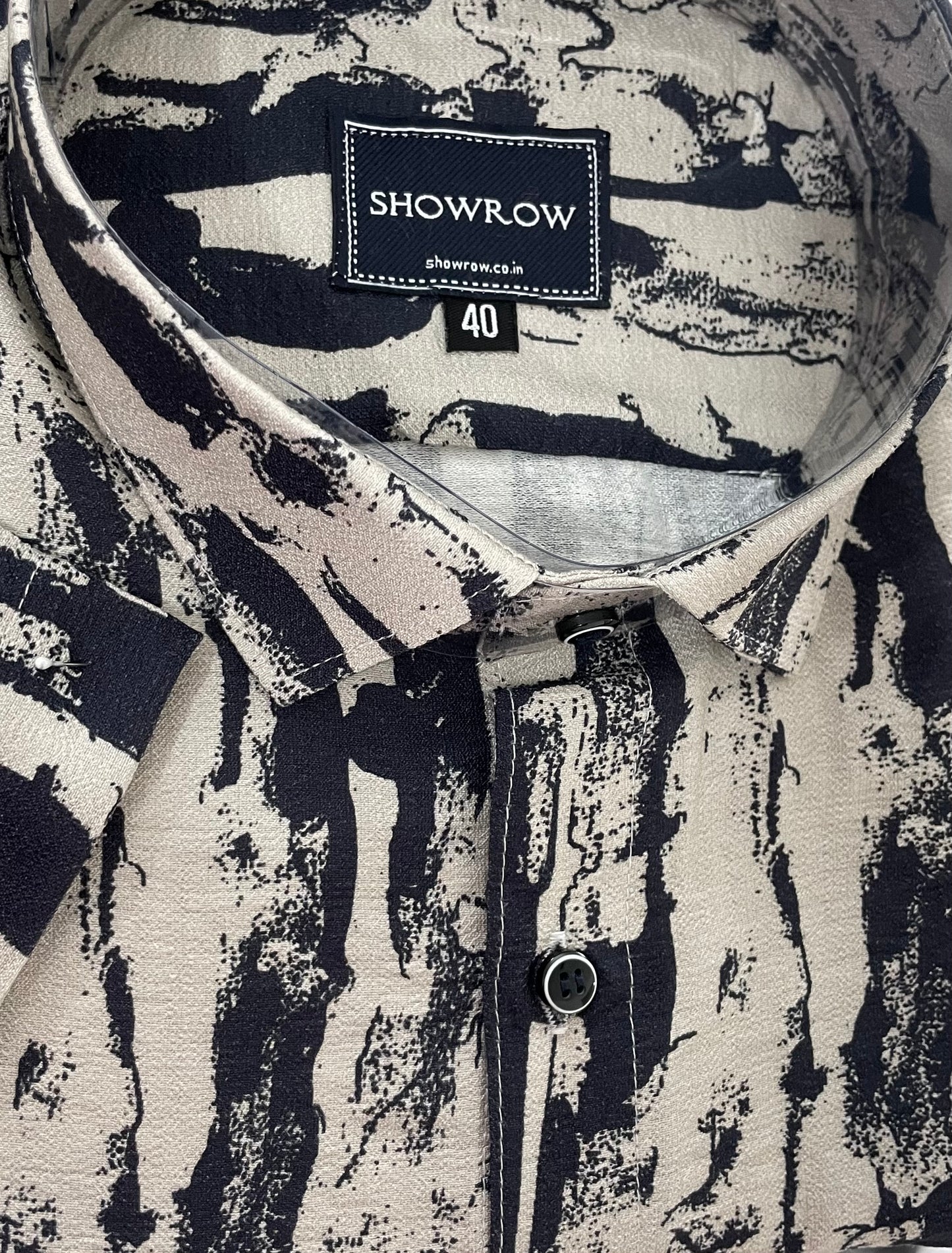 Charcoal Sketch Half Sleeves Shirt