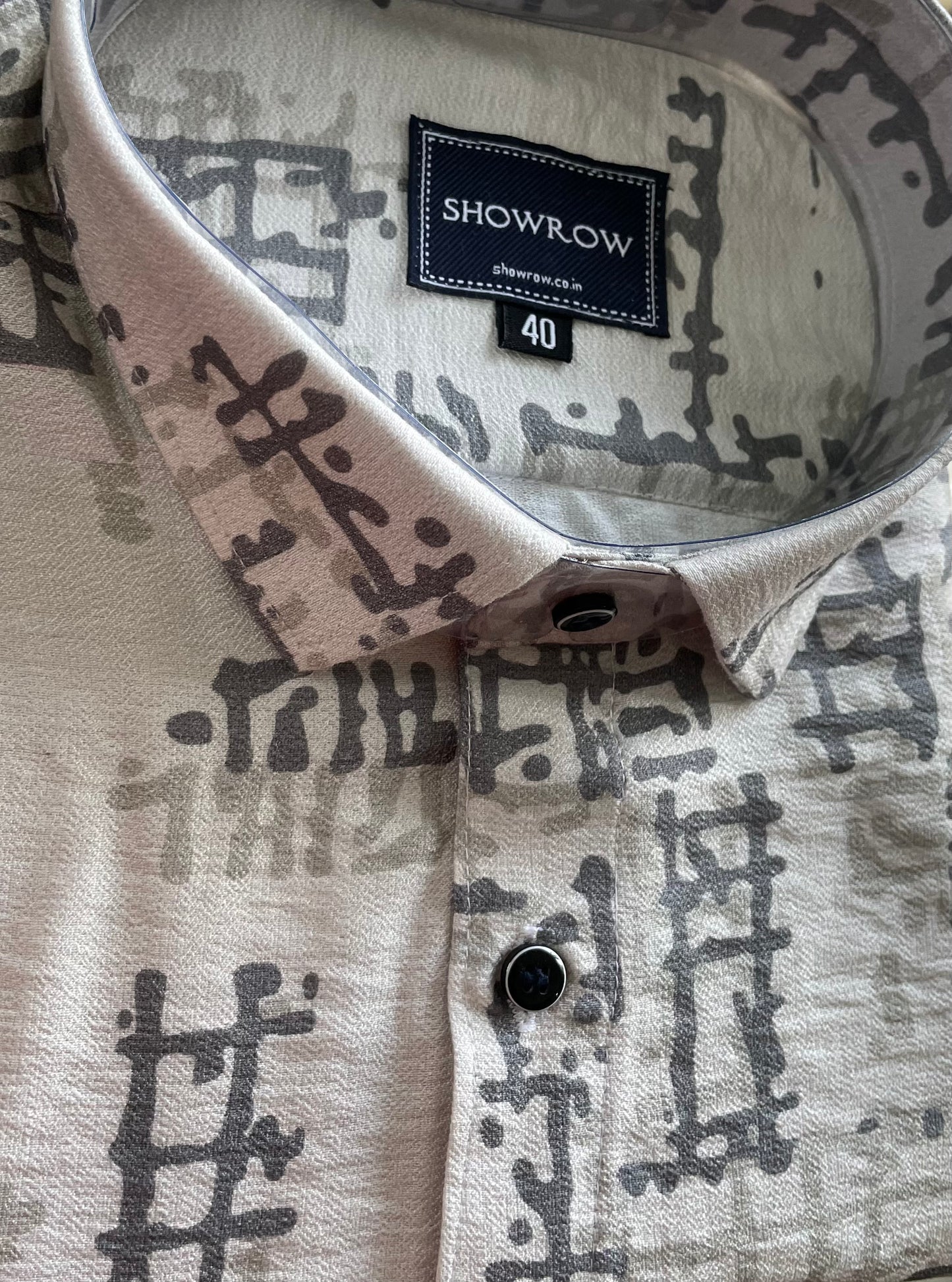 Canvas Gray Half Sleeves Shirt