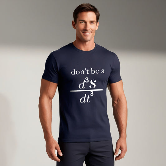 Dont be a navy blue T-Shirt