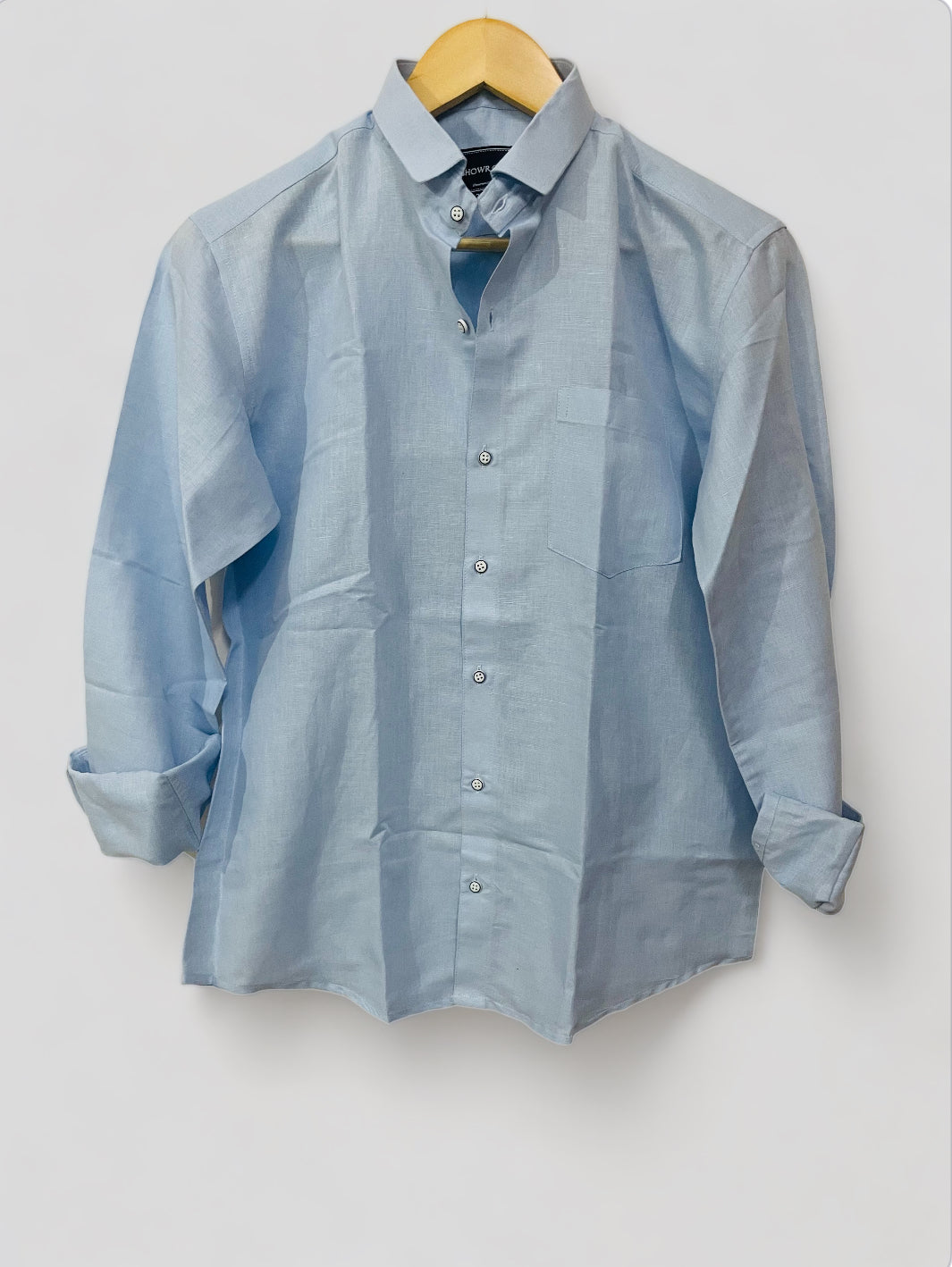 Linen- Sky Blue Full sleeves shirt