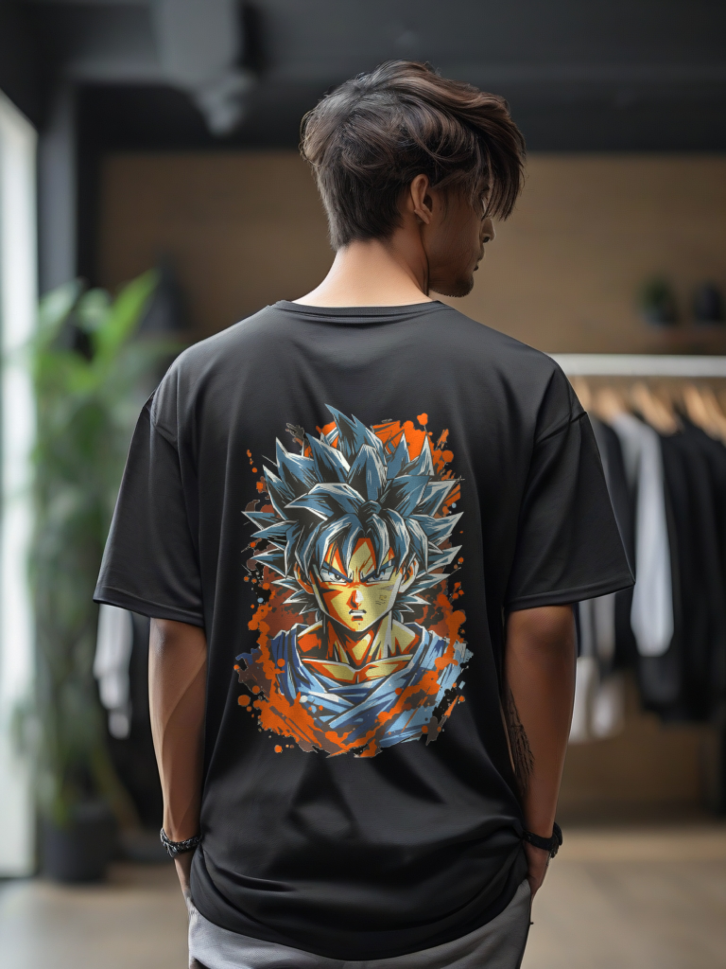 Goku : Black Heavy Oversized T-Shirt