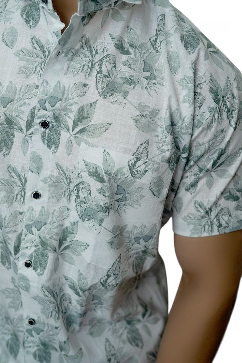 Botanical Marks Half Sleeves Shirt