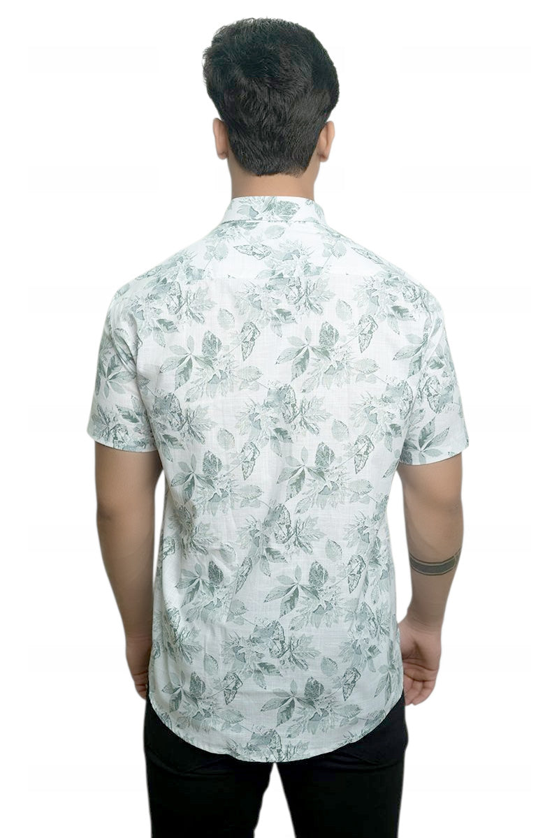 Botanical Marks Half Sleeves Shirt