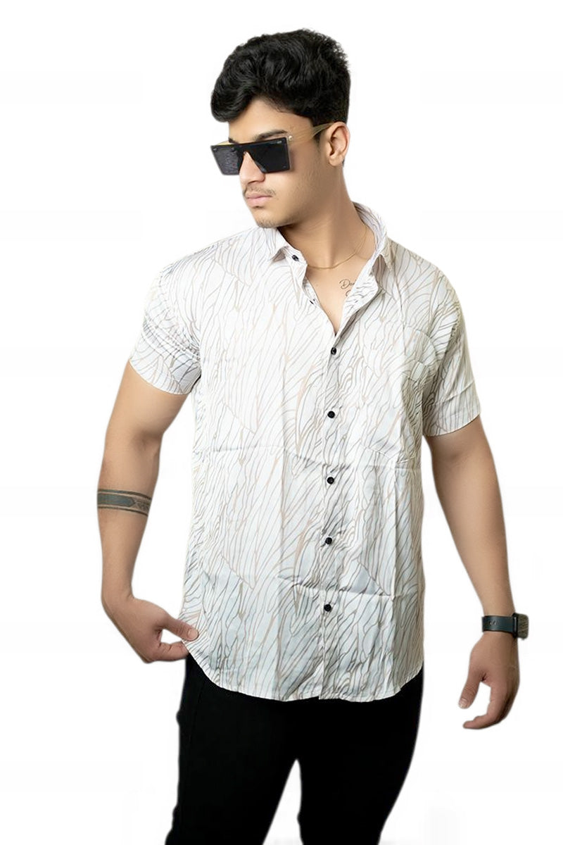 Flutter Wing Half Sleeves Shirt
