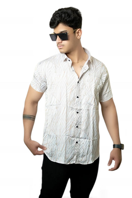Flutter Wing Half Sleeves Shirt