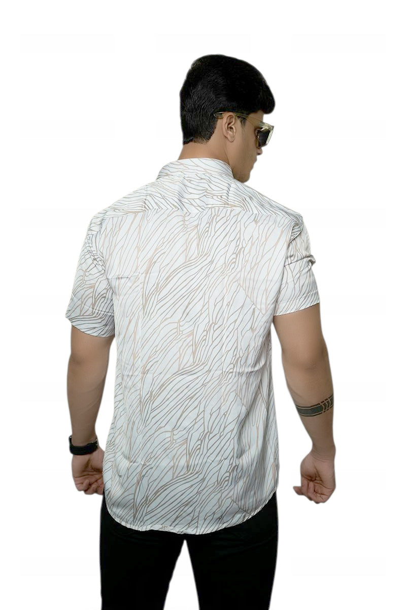 Flutter Wing Half Sleeves Shirt