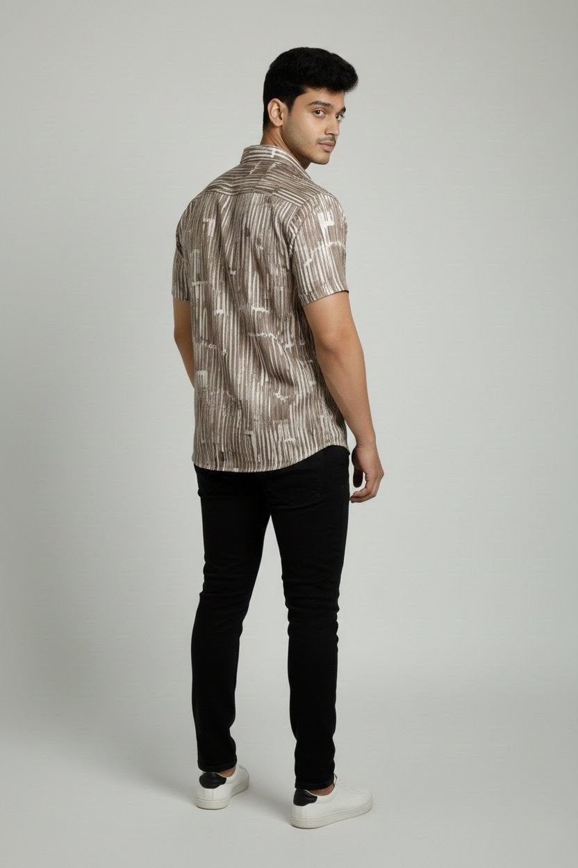 Luxe Rail Half Sleeves Shirt