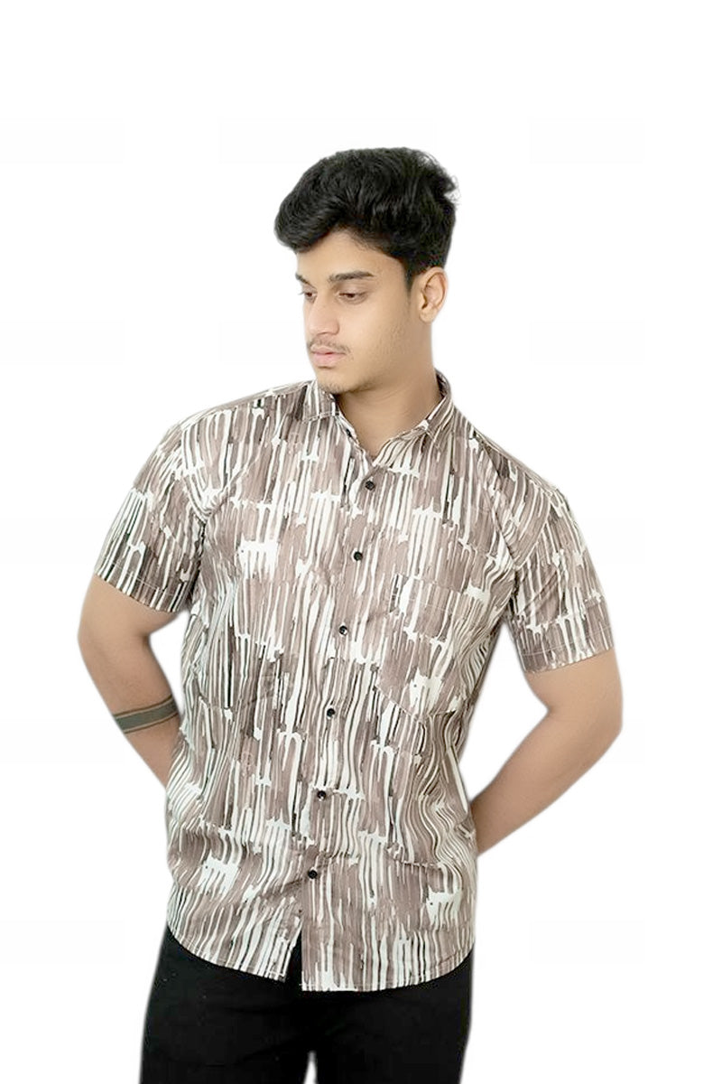 Luxe Rail Half Sleeves Shirt