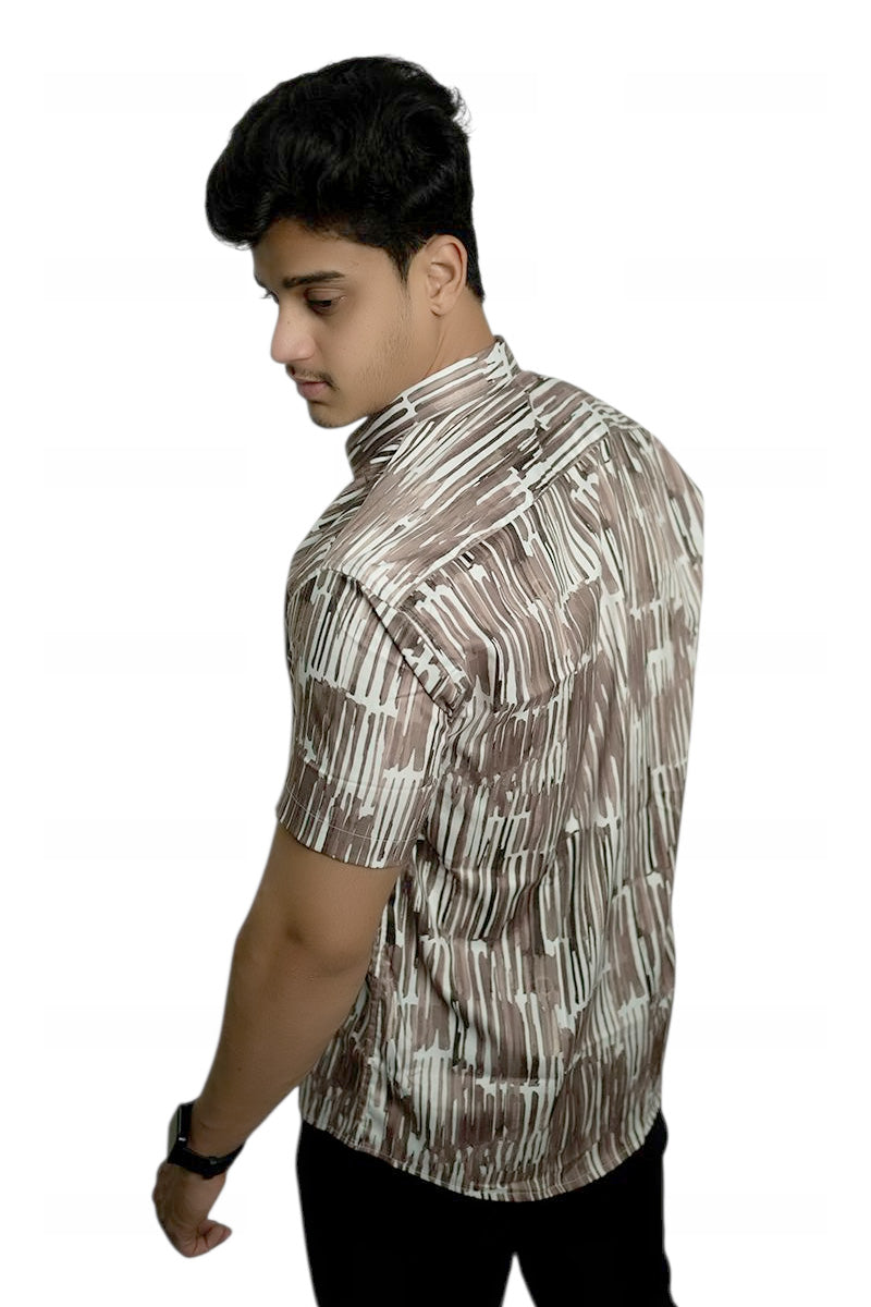 Luxe Rail Half Sleeves Shirt