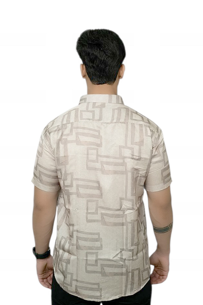 Maze Blocks Half Sleeves Shirt