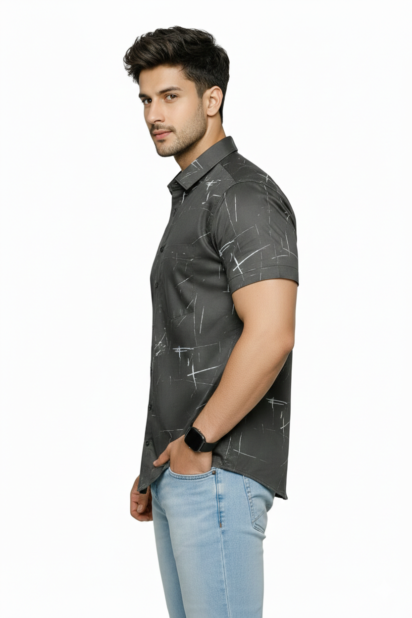 Storm Mark Half Sleeves Shirt