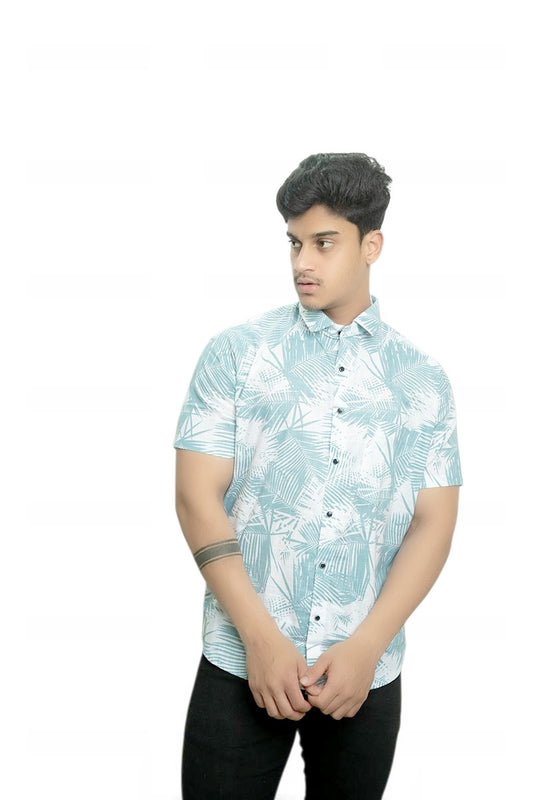 Tropical Imprints Half Sleeves Shirt