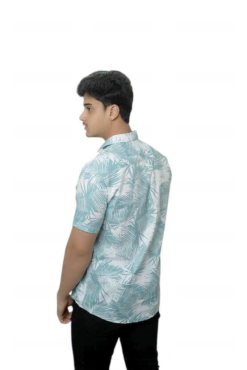 Tropical Imprints Half Sleeves Shirt