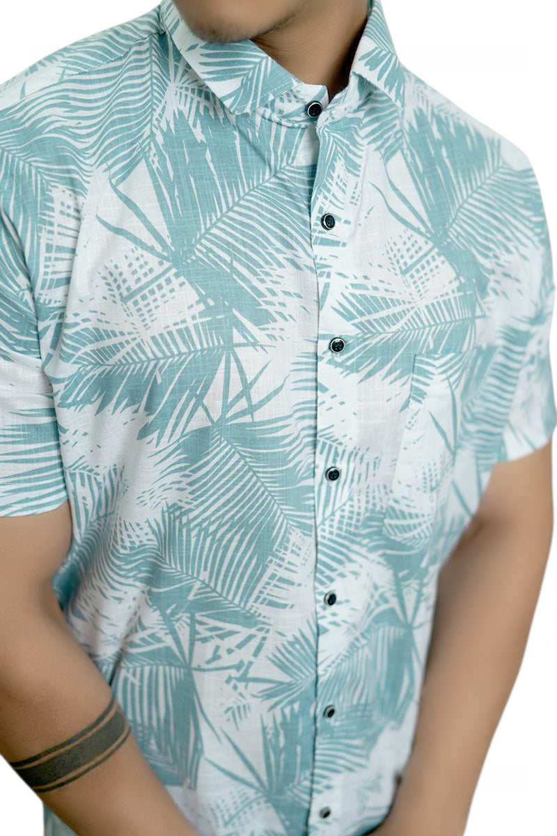 Tropical Imprints Half Sleeves Shirt