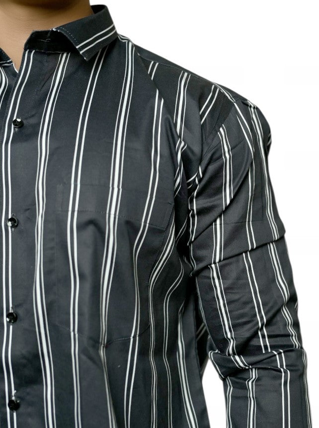 Vertical Stripes Full Sleeves Shirt