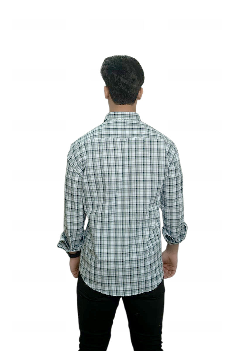 Plaid Design Full Sleeves Shirt