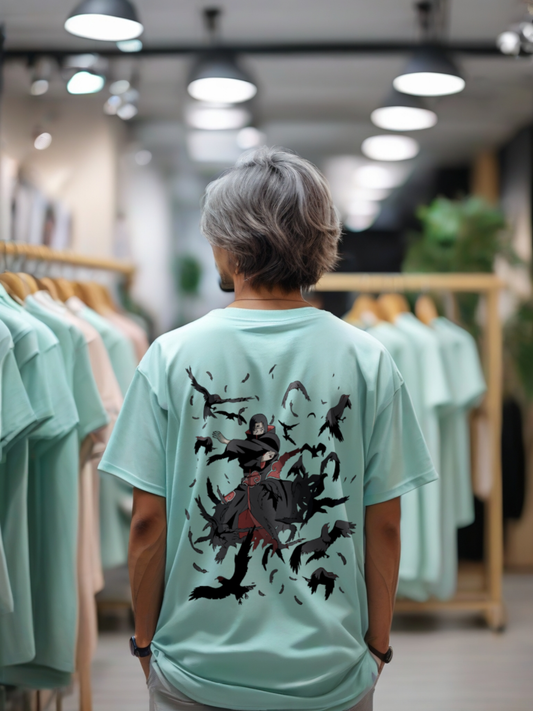 Itachi Uchiha: Mint Oversized T-Shirt