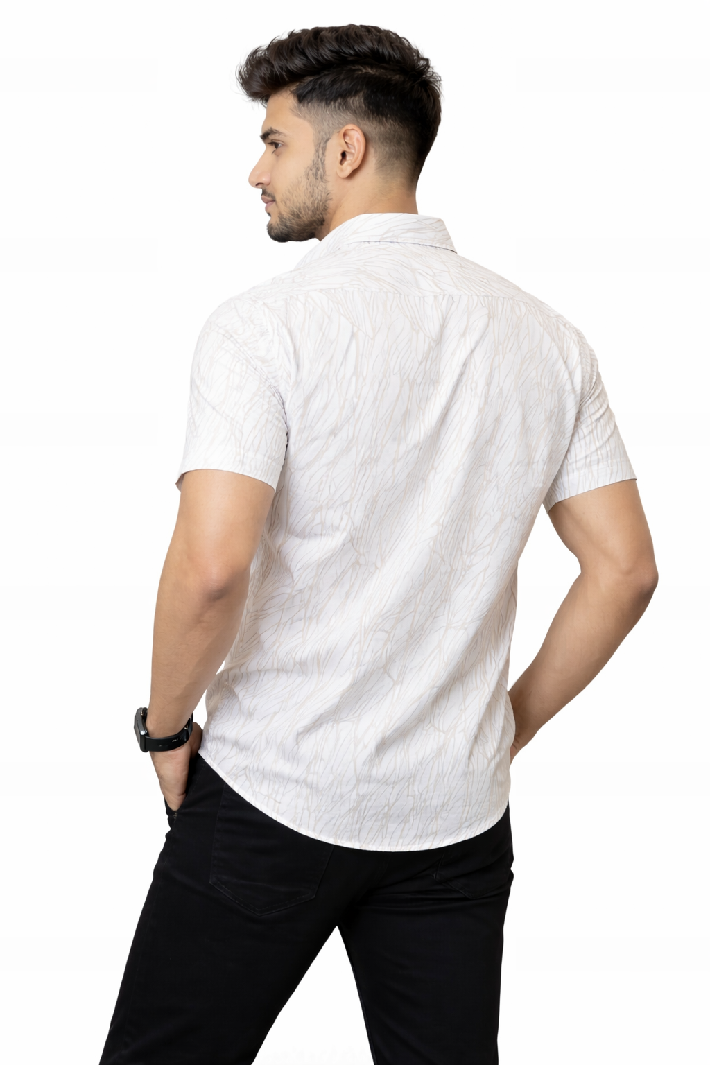 Flutter Wing Half Sleeves Shirt