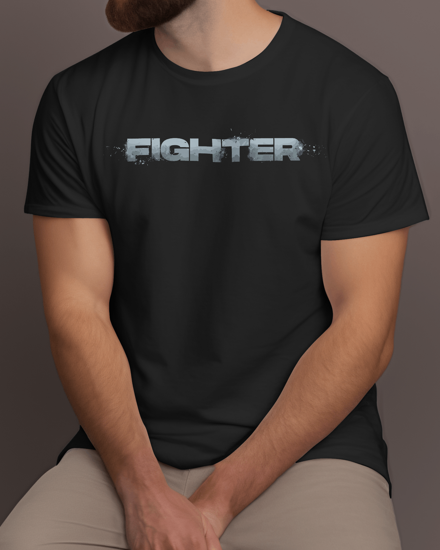 Fighter Black T-Shirt